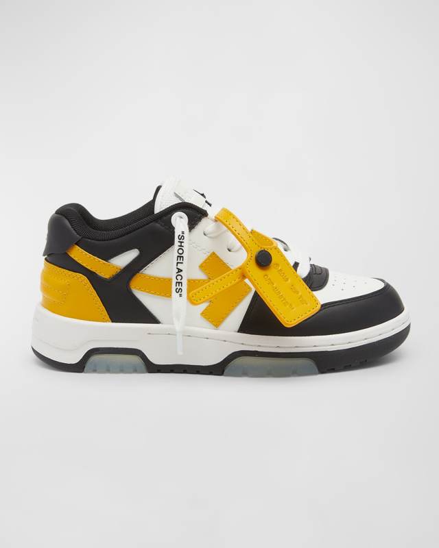 Kid's Out Of Office Low-Top Leather Sneakers, Toddler/Kids